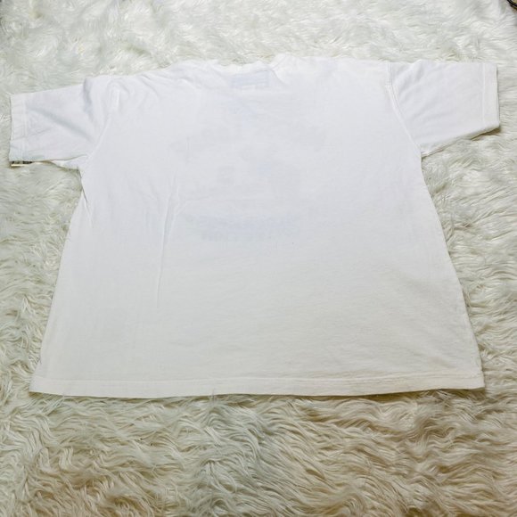 Vintage 80's Nine O Two Six Five Moose Lodge Graphic Print Men's XL White NWT - Picture 2 of 10